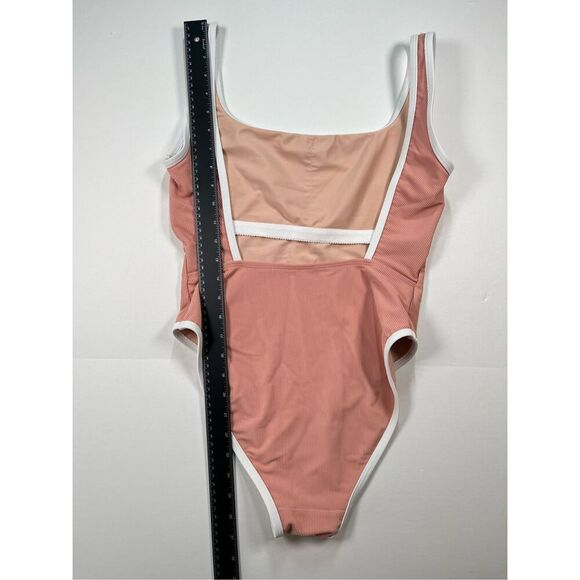 LainSnow Ocean Isle Womens One Piece Swim Bathing Suit Blush Nude Size Large EUC - Picture 10 of 10